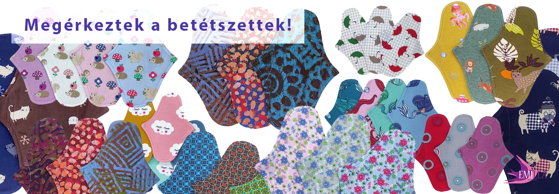 Emilla mosható női betétek 