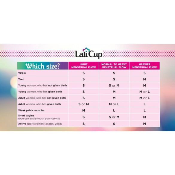Lalicup - közepes méret (M) - átlátszó