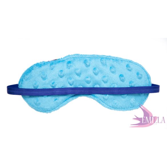 Emilla minky alvómaszk - Blue Paisley