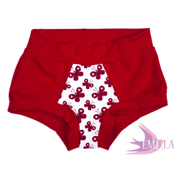 Red Butterfly limited Scrundies xs