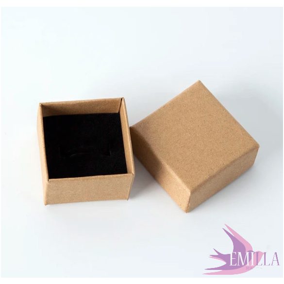 Paper box for rings or necklaces
