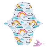 Afrodité Incontinence pad - Rainbow (cotton flannel)