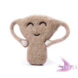 Alpakka szőrből nemezelt Méh