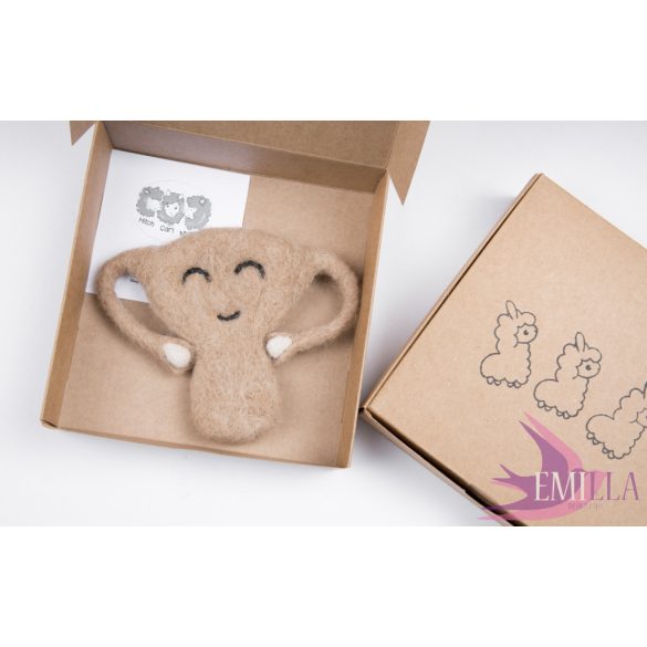 Alpakka szőrből nemezelt Méh