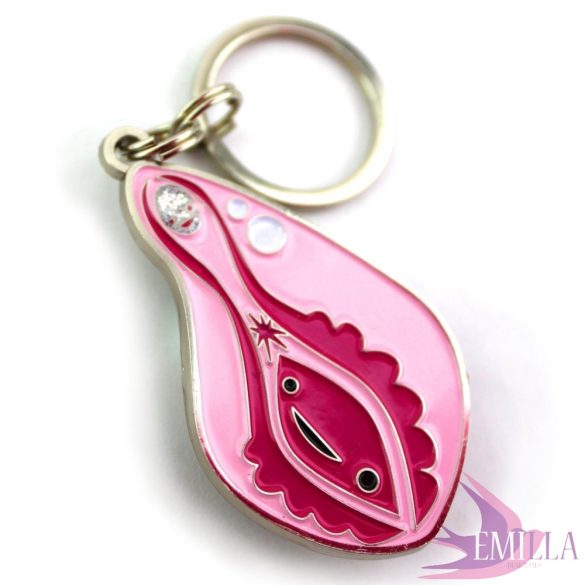 Vagina/Vulva fémkulcstartó - Hooray for the Va-Jay-Jay!