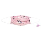 Kids face mask - Pink Unicorn / cotton