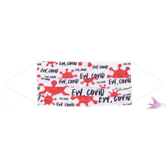 Gumis mosható, sterilizálható arcmaszk - Ew, Covid / biopamut géz