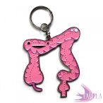 Bélrendszer fémkulcstartó - You Move Me