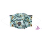   Gumis mosható, sterilizálható arcmaszk - S*ck 2020 / biopamut géz