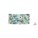 Gumis mosható, sterilizálható arcmaszk - S*ck 2020 / biopamut géz