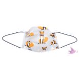 Washable, sterilizable face mask - Fox / cotton