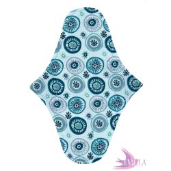 Afrodité small pad (S) for moderate flow - Blue Retro