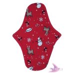 Afrodité small pad (S) for light flow - Jingle Bells