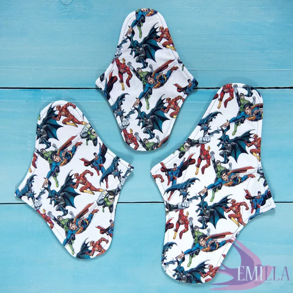 Írisz petite size (XS) for light flow - Superheroes