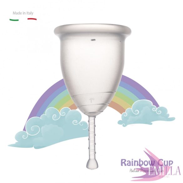 Rainbow Cup small size - Transparent (medium firmness)