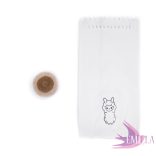 Alpakka szőrből nemezelt cici