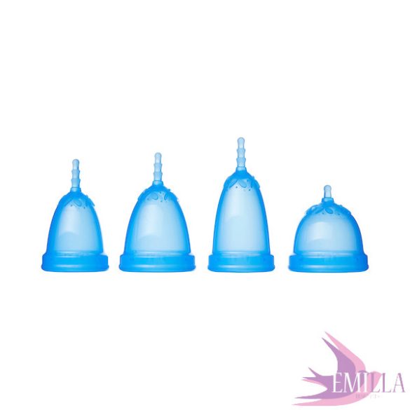 Juju Cup model 3 BLUE - elongated size (for high cervix)