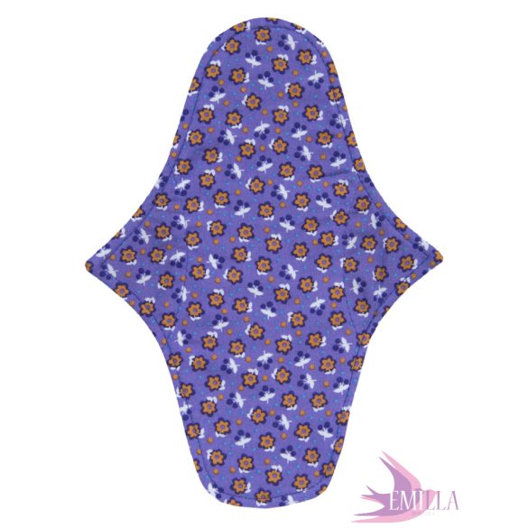 Pénelopé szélesített betét (M)  vastag - Purple Petals
