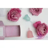 Loulou Cup Turquoise (Softer) - Large size - with a FREE Emilla liner