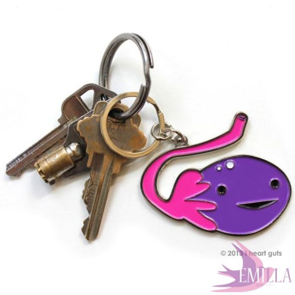 Petefészek fémkulcstartó - Ova Achiever