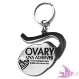 Petefészek fémkulcstartó - Ova Achiever