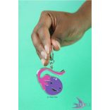 Petefészek fémkulcstartó - Ova Achiever