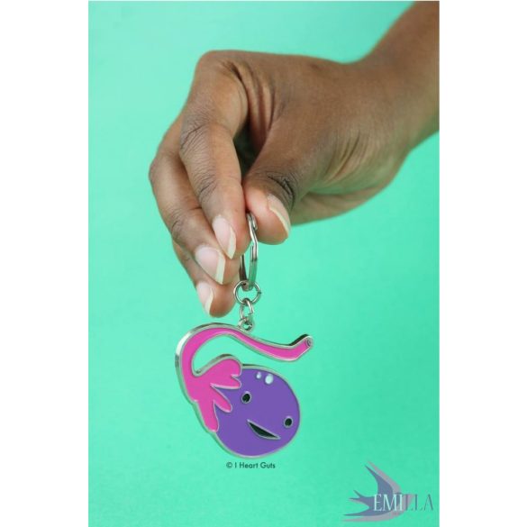 Petefészek fémkulcstartó - Ova Achiever