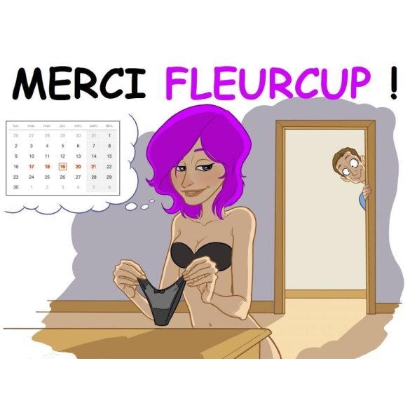 Fleurcup L nagyméret - ajándék Emilla táskával és kehelytartóval