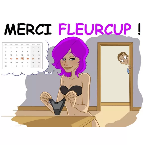 Fleurcup - big size - with an Emilla cupbag