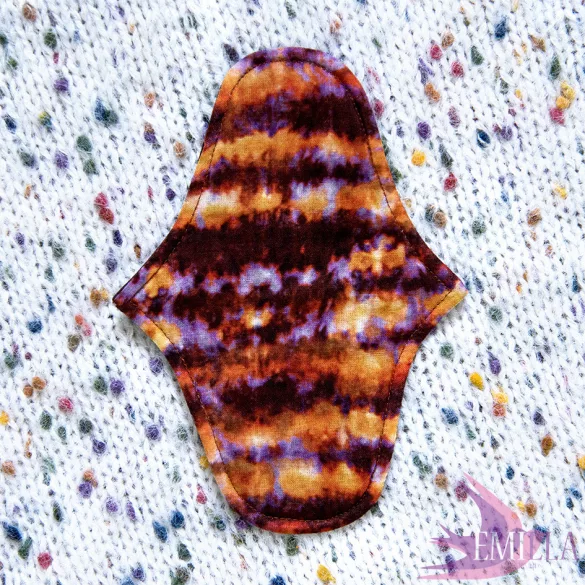 Írisz petite size (XS) for light flow - Tie-Dye Fire