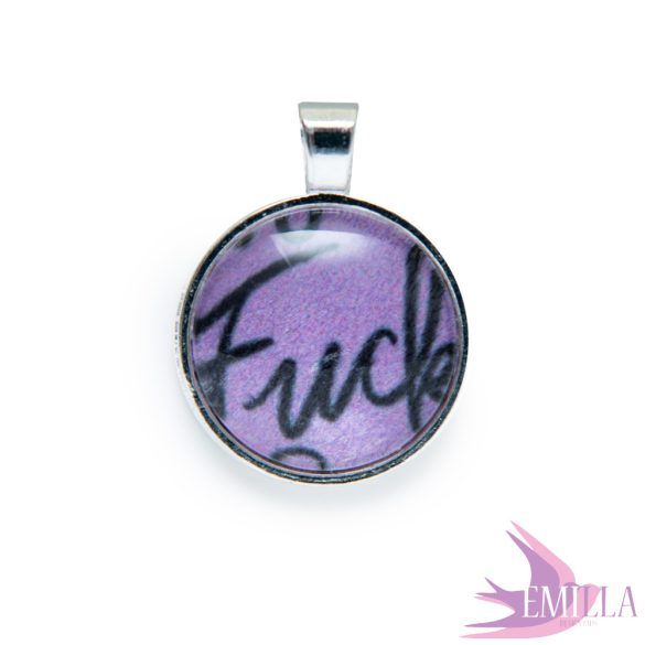 Frick silver plated pendant