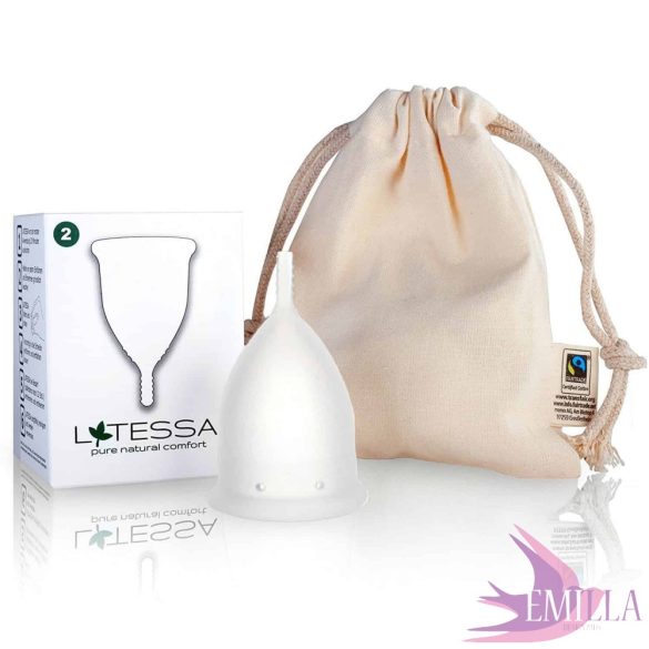 LATESSA Cup - Nagy méret, ajándék biopamut táskával