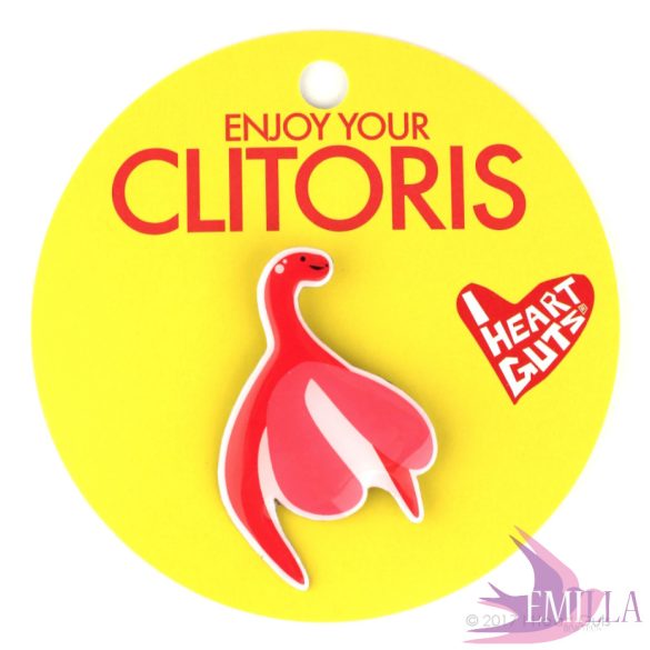 Csikló kitűző - Enjoy your Clitoris!