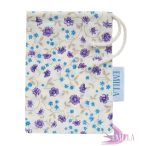 Purple Meadow menstrual cup bag