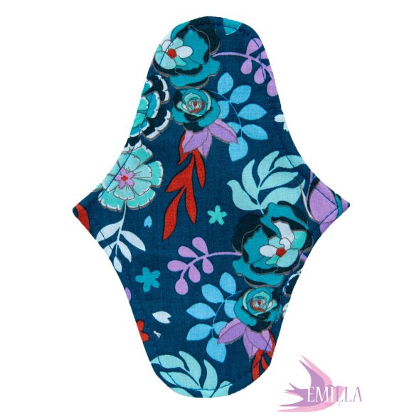 Afrodité small pad (S) for light flow - Blue Floral