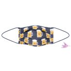   Gumis mosható, sterilizálható arcmaszk - Beer / biopamut géz