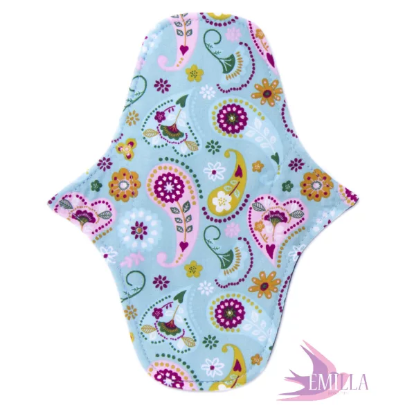 Afrodité Wide small pad (S) heavy - Blue Paisley