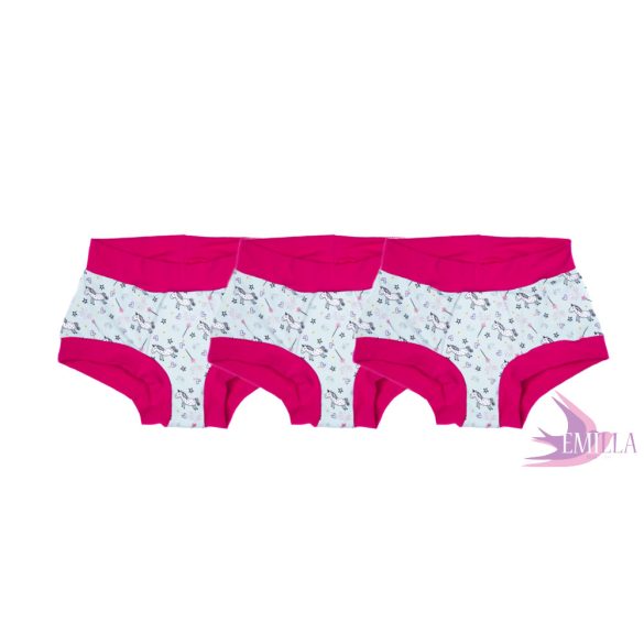 Glittery Unicorn Period Panty set of 3pcs - L