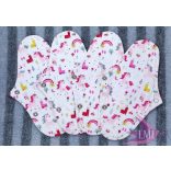 Tanga Afrodité 4 db-os szett - Unicorn City (pamutvászon)