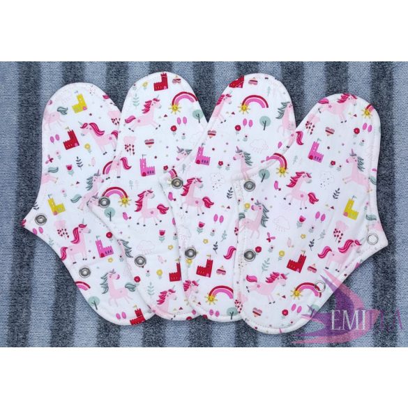 Tanga Afrodité 4 db-os szett - Unicorn City (pamutvászon)