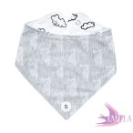 Cotton bib - Grey Swan / Size S