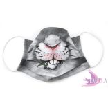 Kids face mask - Bunny Nose / Organic cotton gauze