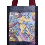 XL Patchwork Zero Waste Mermaid Dream - Cotton tote bag 