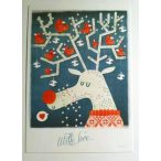 3pcs Rudolf the Red Bird Reindeer - Adaland designcard