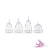 Juju Cup model 3 - elongated size (for high cervix) - Transparent