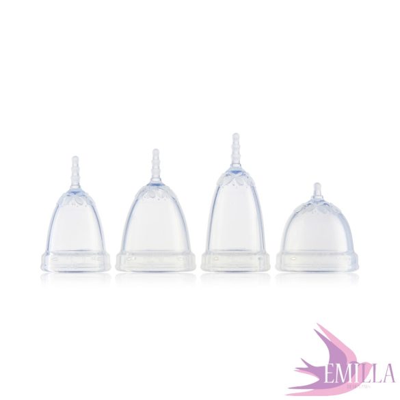 Juju Cup model 3 - elongated size (for high cervix) - Transparent
