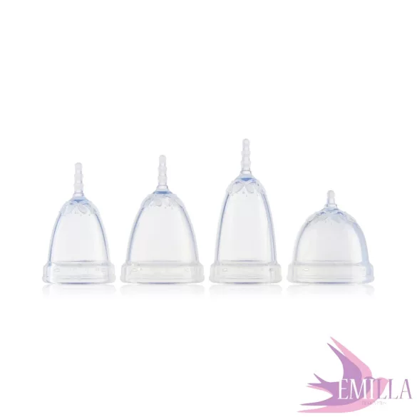Juju Cup model 3 - elongated size (for high cervix) - Transparent