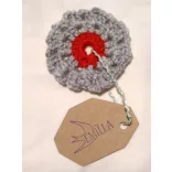 Dandelion Flake - Hand crocheted cup coaster 