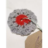 Dandelion Flake - Hand crocheted cup coaster 
