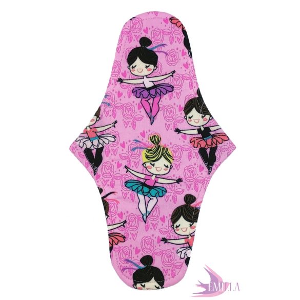 Pénelopé medium pad (M)  moderate flow - Pink Ballet